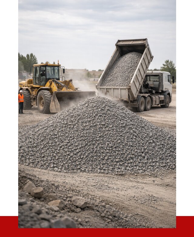Купить щебень с доставкой в Бердске от 2603 руб. | ПРОНЕРУДБрд