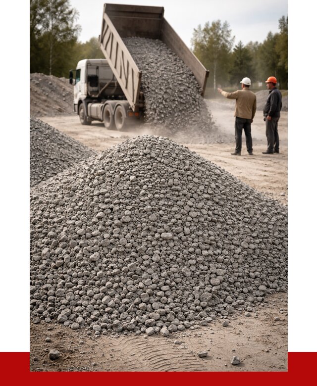 Гранитный щебень фракция 0-5 в Бердске от 3019 руб ПРОНЕРУДБрд