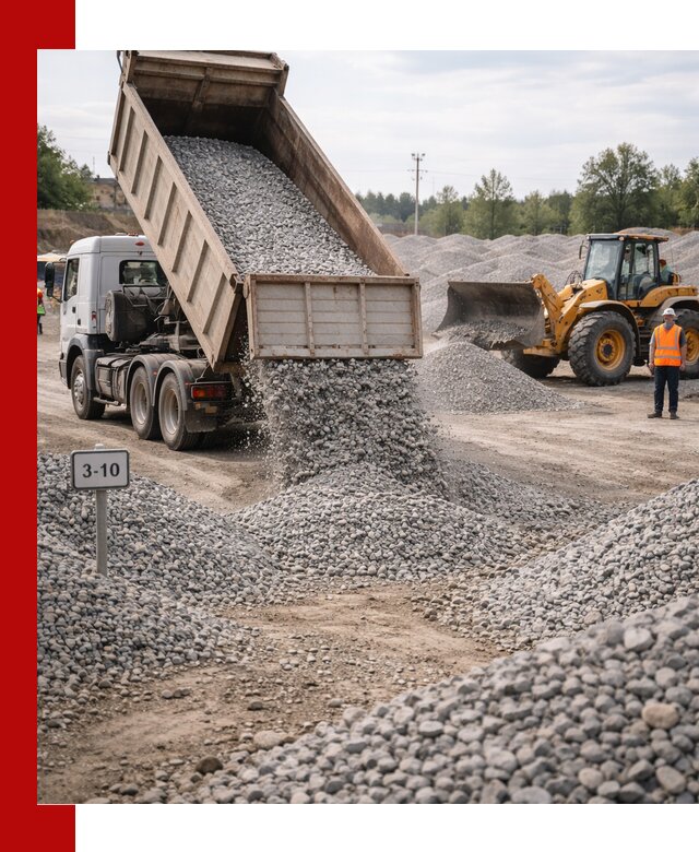 Гранитный щебень фракции 3–10: доставка и продажа в Бердске