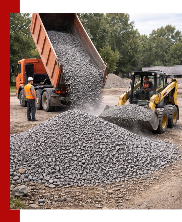 Купить гранитный щебень фракции 5–10 в Бердске с доставкой