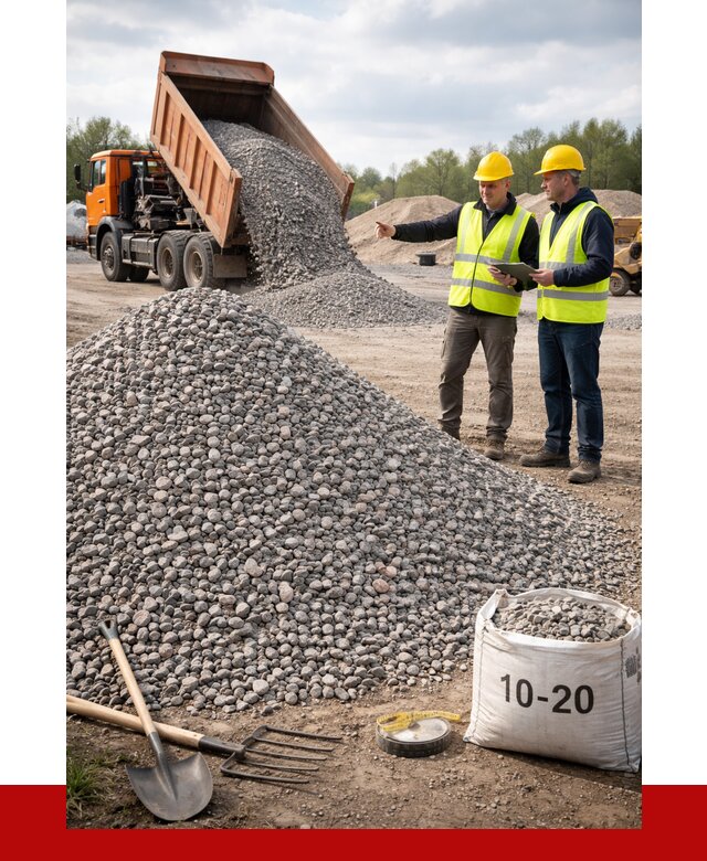 Гранитный щебень фракция 10-20 в Бердске от 4373 руб.|ПРОНЕРУДБрд