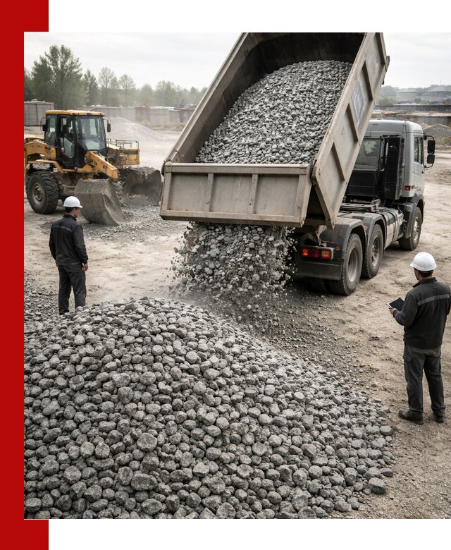 Доставка гранитного щебня фракции 20-40 в Бердске