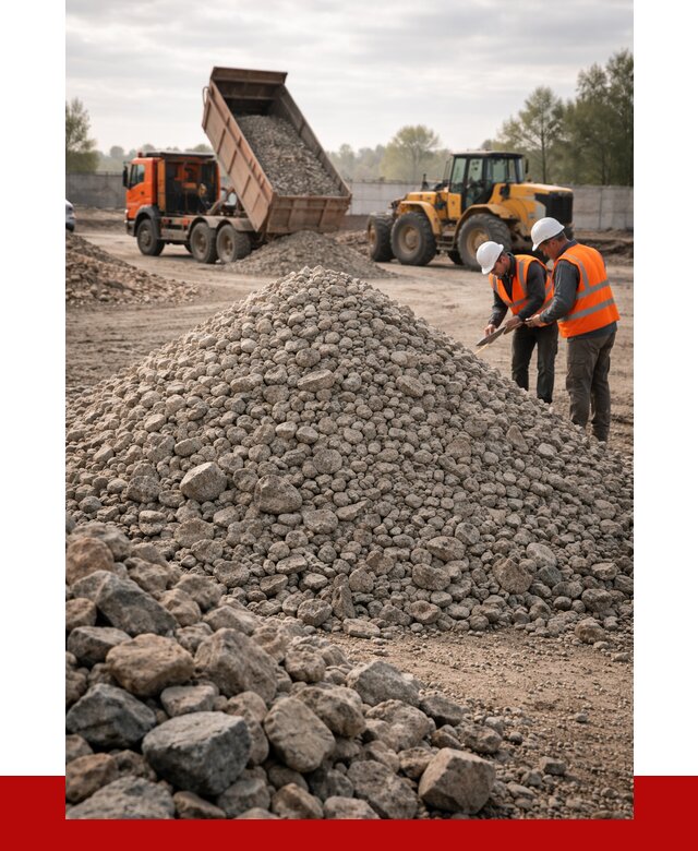 Гранитный щебень фракция 40-70 в Бердске от 2603 руб ПРОНЕРУДБрд