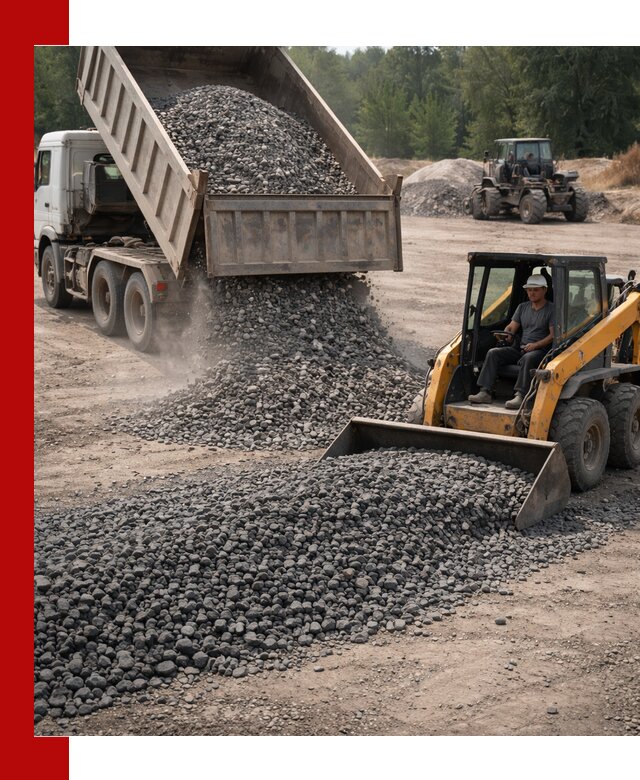 Гранитный щебень фракция 40-70 с доставкой в Бердске
