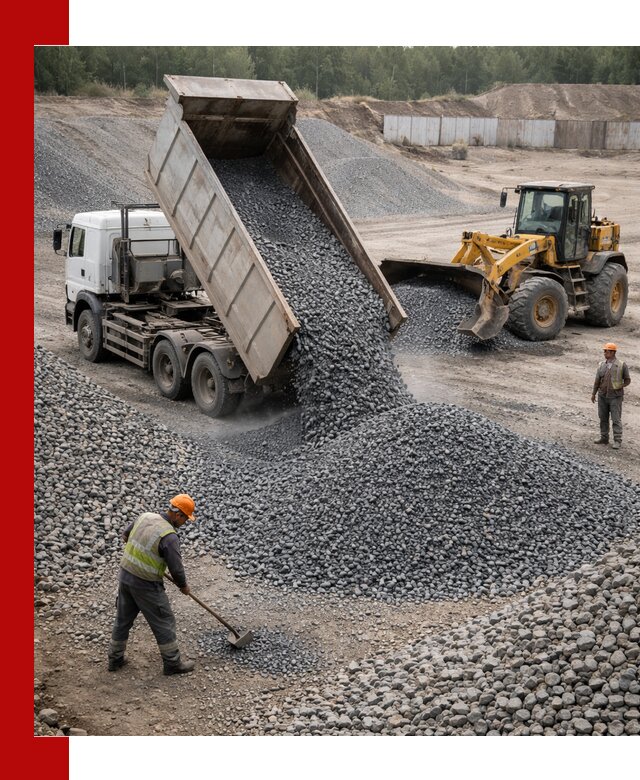 Щебень габбро-диабаз фр. 5-20 с доставкой в Бердске