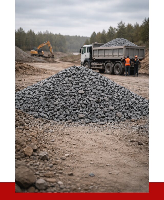 Щебень габбро диабаз фракция 40-70 в Бердске от 2291 р-ПРОНЕРУДБрд