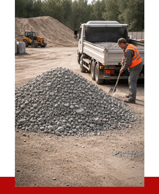 Гравийный щебень фракция 5-10 в Бердске от 2291 р. | ПРОНЕРУДБрд