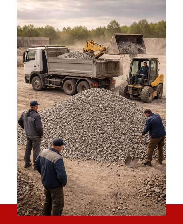 Гравийный щебень фракция 5-20 в Бердске от 2499 р. ПРОНЕРУДБрд