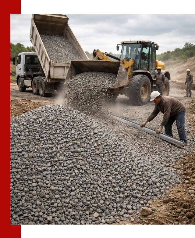 Гравийный щебень фракция 5-20 с доставкой в Бердске