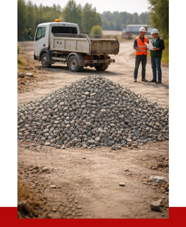 Гравийный щебень фракция 20-40 в Бердске от 1249 р. | ПРОНЕРУДБрд