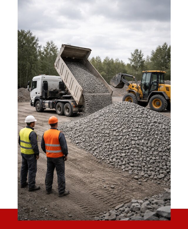 Гравийный щебень фракция 40-70 в Бердске от 9891р | ПРОНЕРУДБрд