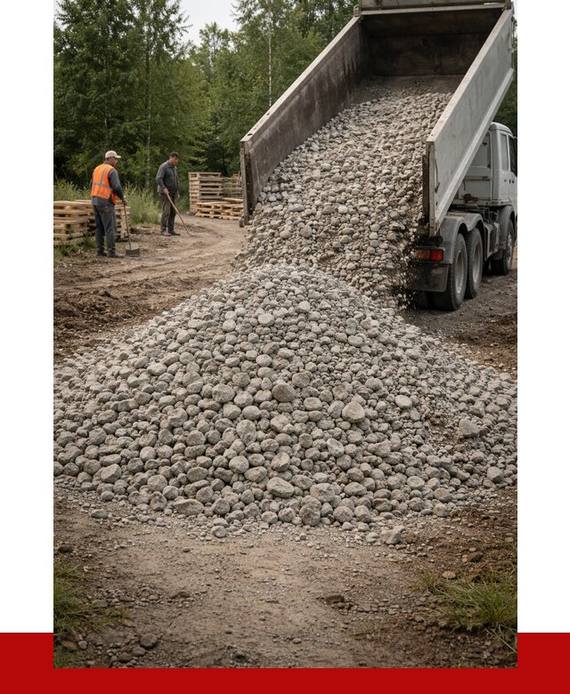 гравийный щебень фракция 70-120 в Бердске от 2551 р. ПРОНЕРУДБрд