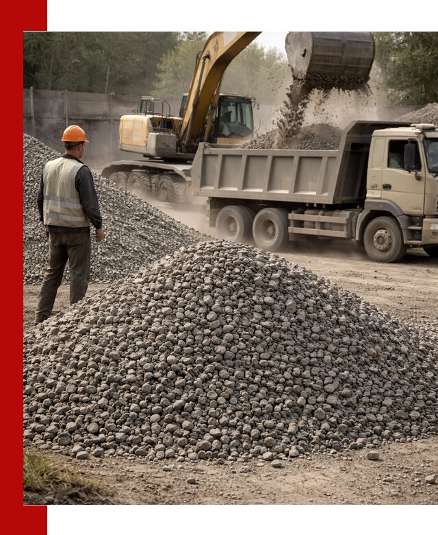 Шлаковый щебень фракция 5-20 с доставкой в Бердске