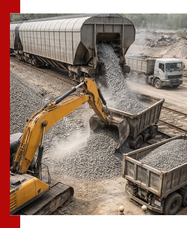 Доставка железнодорожного щебня в Бердске крупными партиями быстрого отгруза