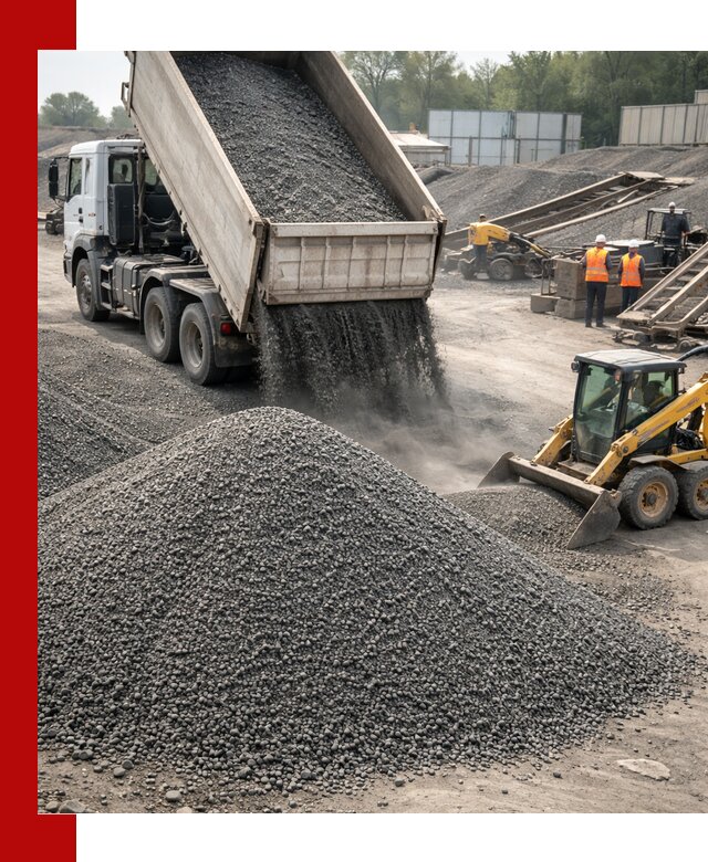 Вторичный щебень фракция 0–5 с доставкой в Бердске