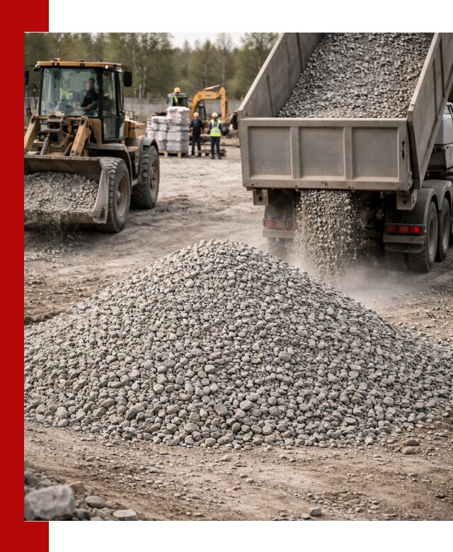 Вторичный щебень фракции 5-20 в Бердске — доставка и продажа крупнотоннажно