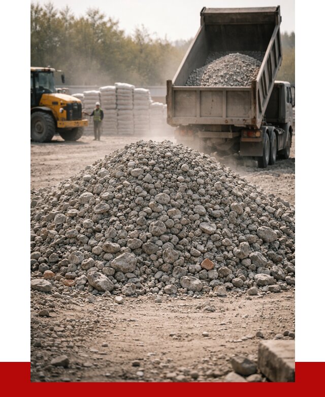 Вторичный щебень фракция 70-150 в Бердске от 1458 р. | ПРОНЕРУДБрд