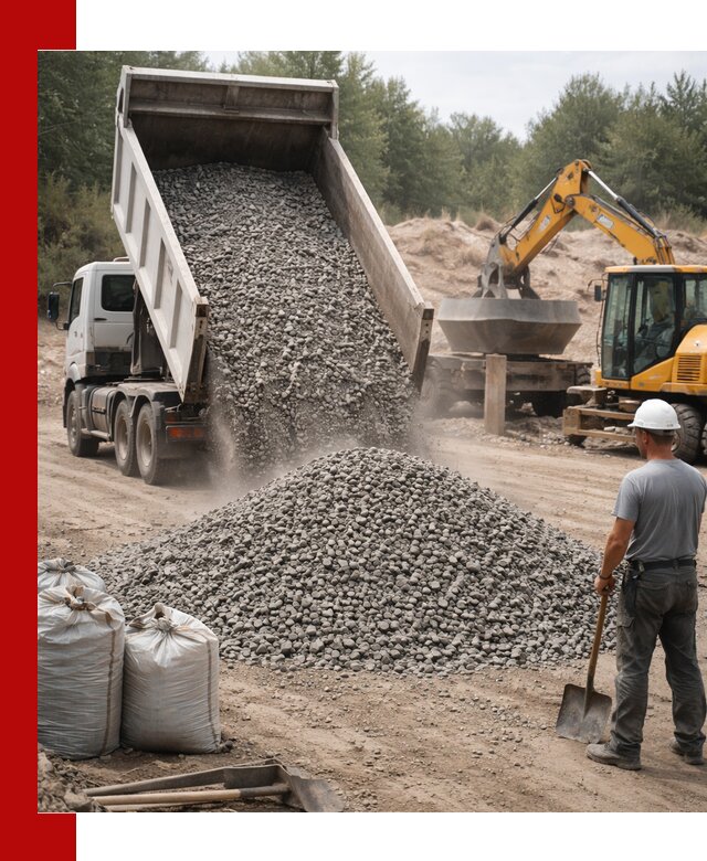 Доставка и продажа бетонного щебня в Бердске