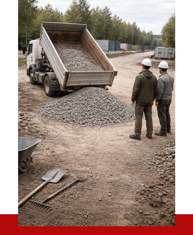 Бетонный щебень фракция 5-20 в Бердске от 3332 р., ПРОНЕРУДБрд