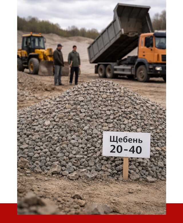 Бетонный щебень фракция 20-40 в Бердске от 2551 р. | ПРОНЕРУДБрд