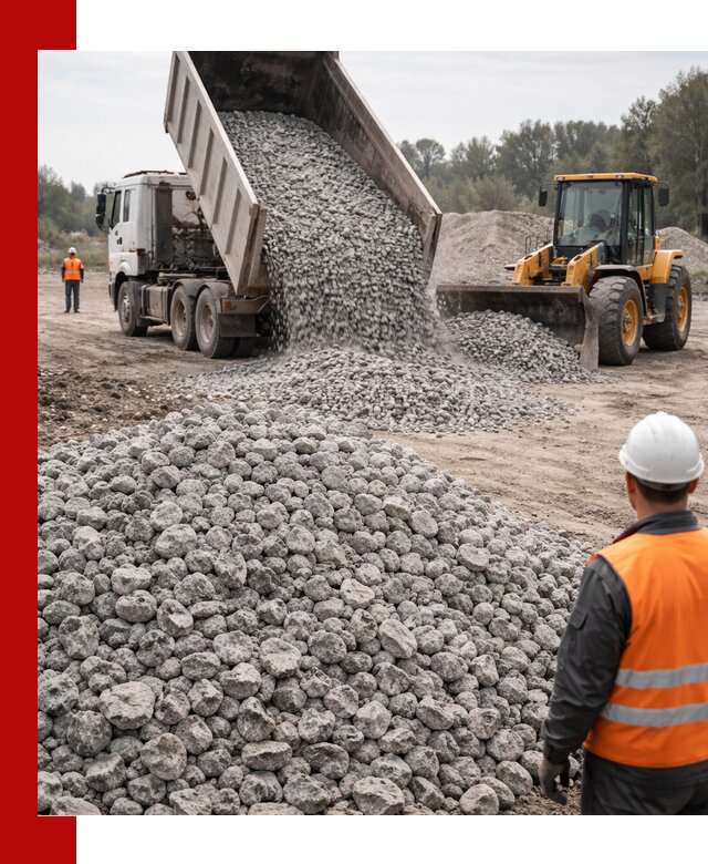 Доставка бетонного щебня фракции 20-40 в Бердске