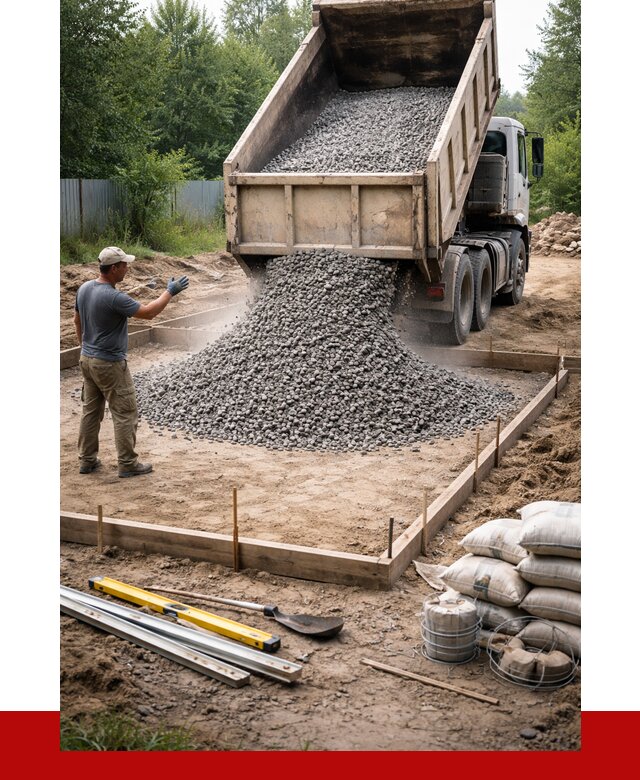 Купить щебень для фундамента в Бердске от 4685 р. | ПРОНЕРУДБрд