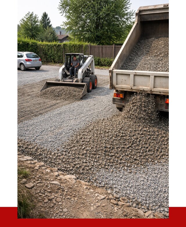 Щебень для парковки в Бердске с доставкой от 1249 р.| ПРОНЕРУДБрд