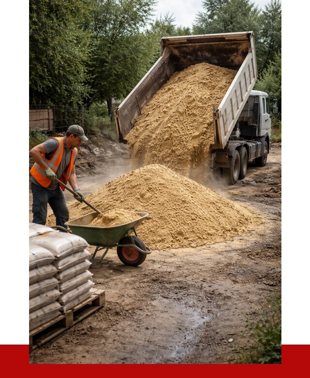 Купить песок с доставкой в Бердске от 1874 р. | ПРОНЕРУДБрд