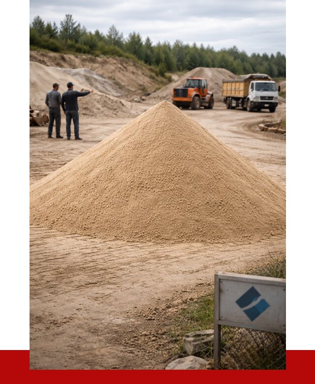 Карьерный песок навалом в Бердске от 1874 р. | ПРОНЕРУДБрд