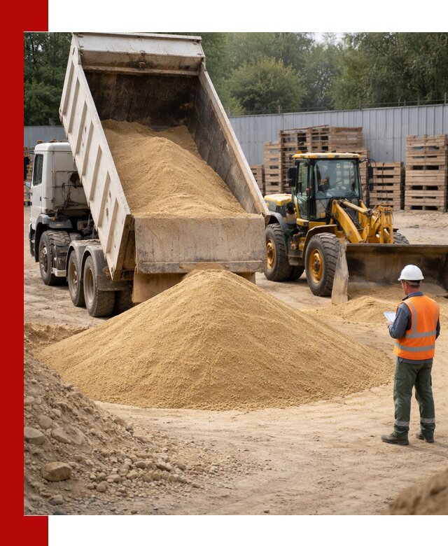 Доставка карьерного мелкозернистого песка в Бердске