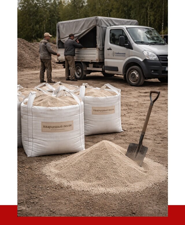 Кварцевый песок для пескоструя в Бердске от 4685 р. | ПРОНЕРУДБрд