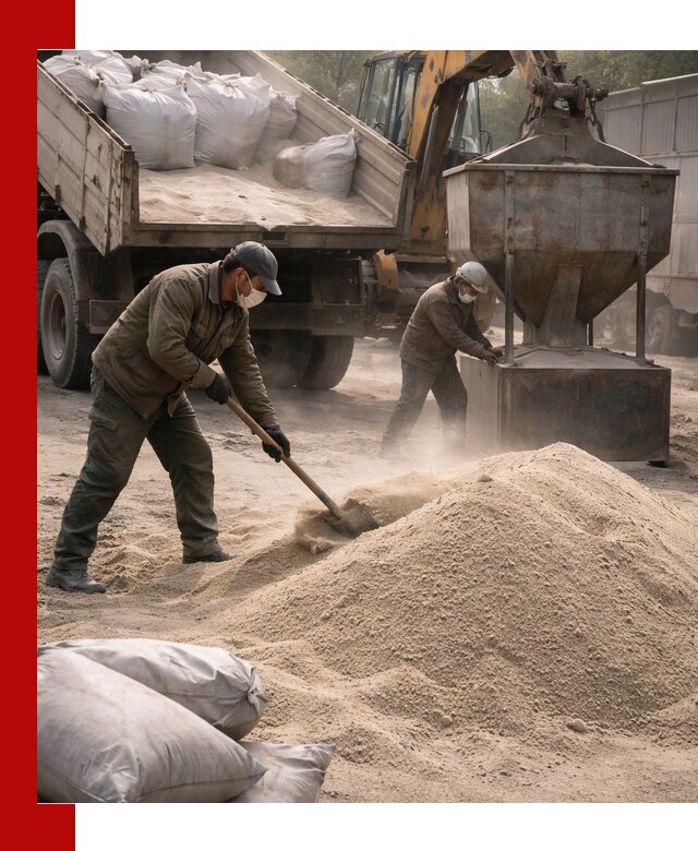 Кварцевый песок для пескоструя в Бердске — доставка и качество