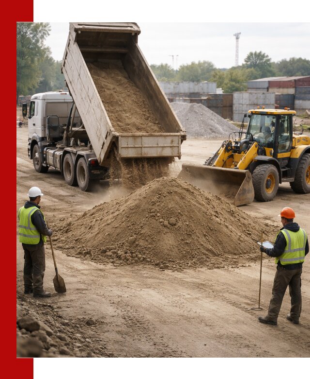 Доставка и продажа пескогрунта оптом и в розницу в Бердске