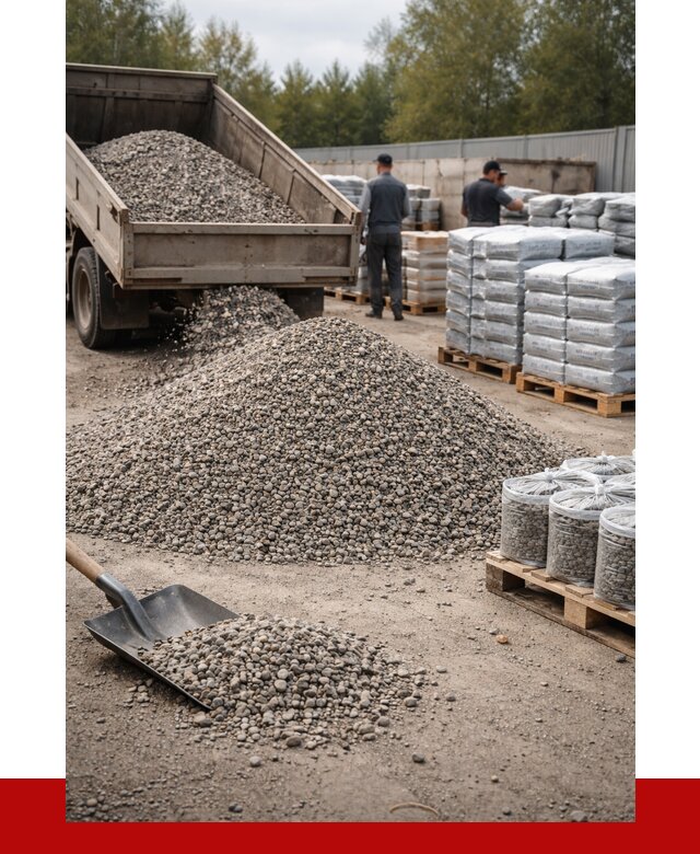 Гравий фракция 5-20 в Бердске купить от 2395 р. ПРОНЕРУДБрд