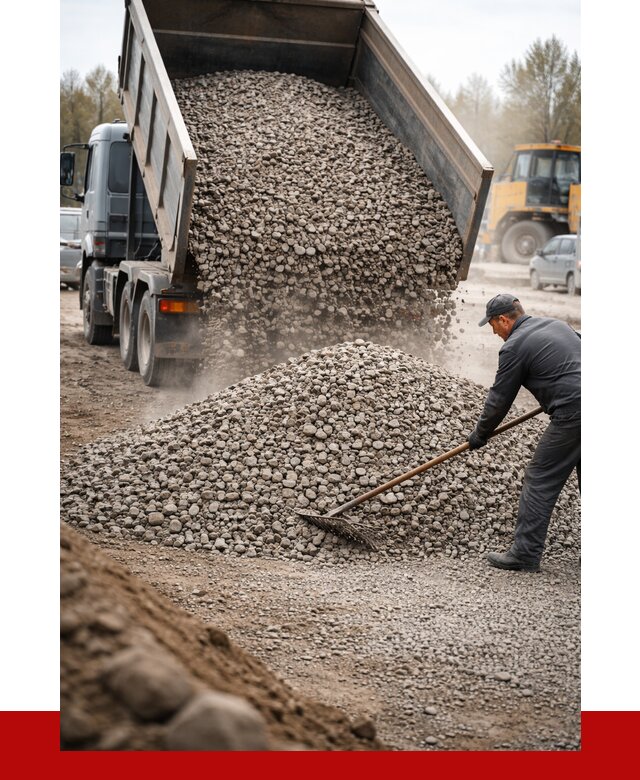 Гравий фракция 20-40 в Бердске от 2603 р. доставка | ПРОНЕРУДБрд