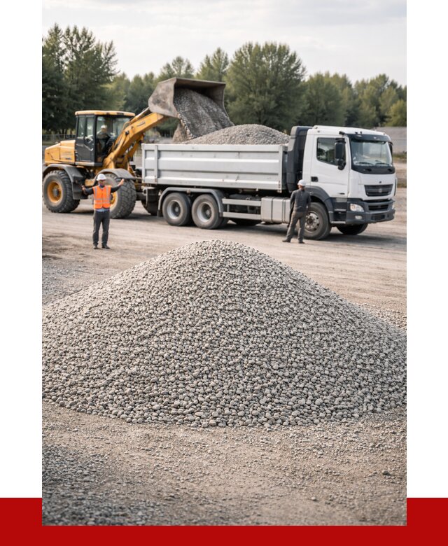 Купить мытый гравий в Бердске от 3644 р, доставка ПРОНЕРУДБрд