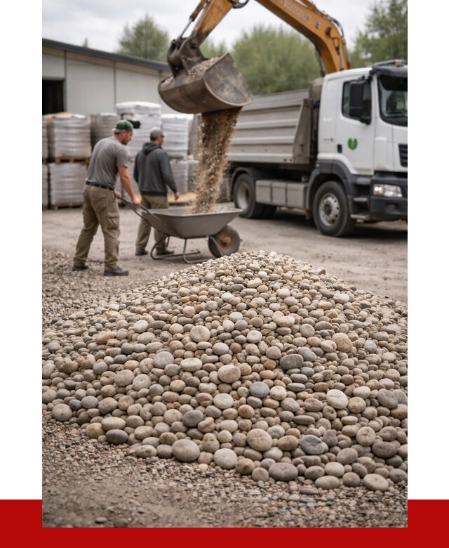 Галька декоративная в Бердске от 3332 р. за куб | ПРОНЕРУДБрд