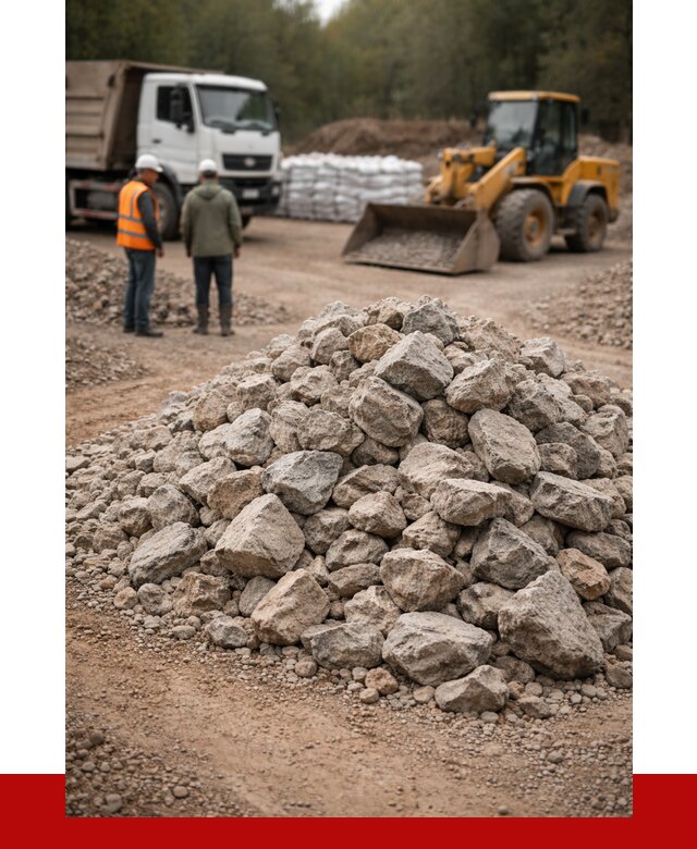 Купить бутовый камень с доставкой в Бердске от 2395 р. | ПРОНЕРУДБрд