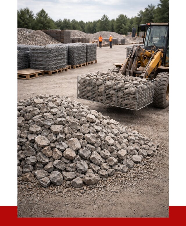 Камень для габионов фракция 70-150 в Бердске от 4373 р. | ПРОНЕРУДБрд