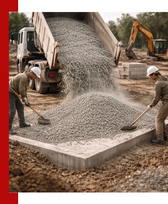 Доставка и продажа отсева для бетона в Бердске