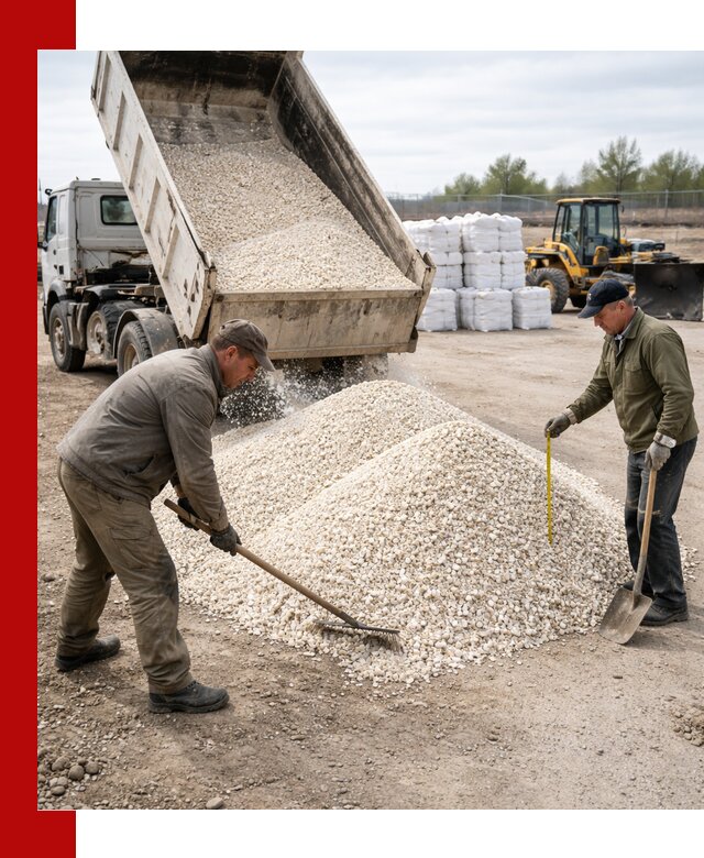 Мраморная крошка с доставкой и разгрузкой в Бердске