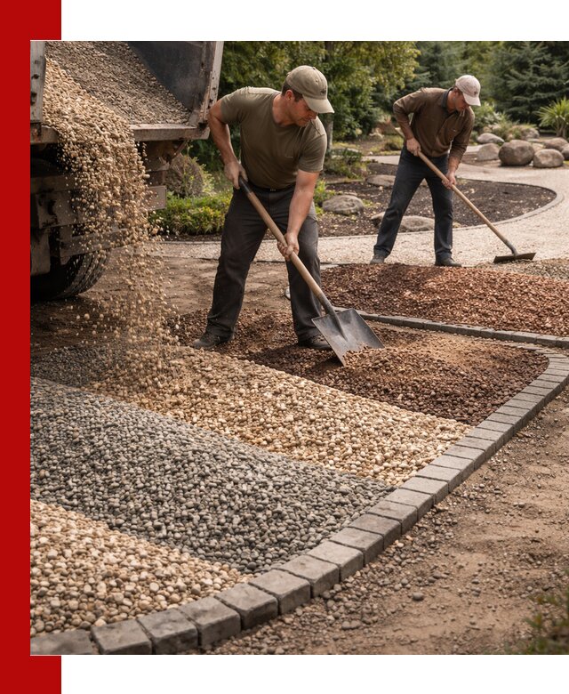 Декоративная крошка для ландшафта в Бердске — продажа и доставка