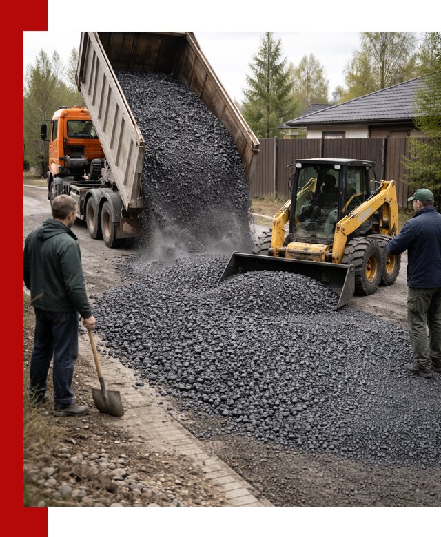 Крошка габбро с доставкой в Бердске для строительных работ