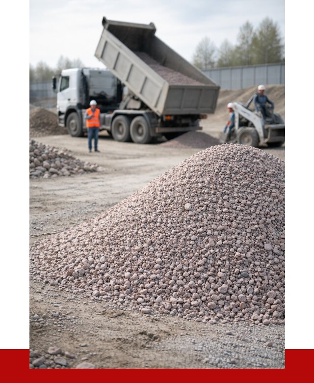 Крошка розовый гранит в Бердске с доставкой от 4790 р. | ПРОНЕРУДБрд