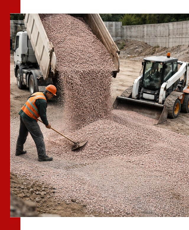 Крошка розовый гранит с доставкой в Бердске от производителя