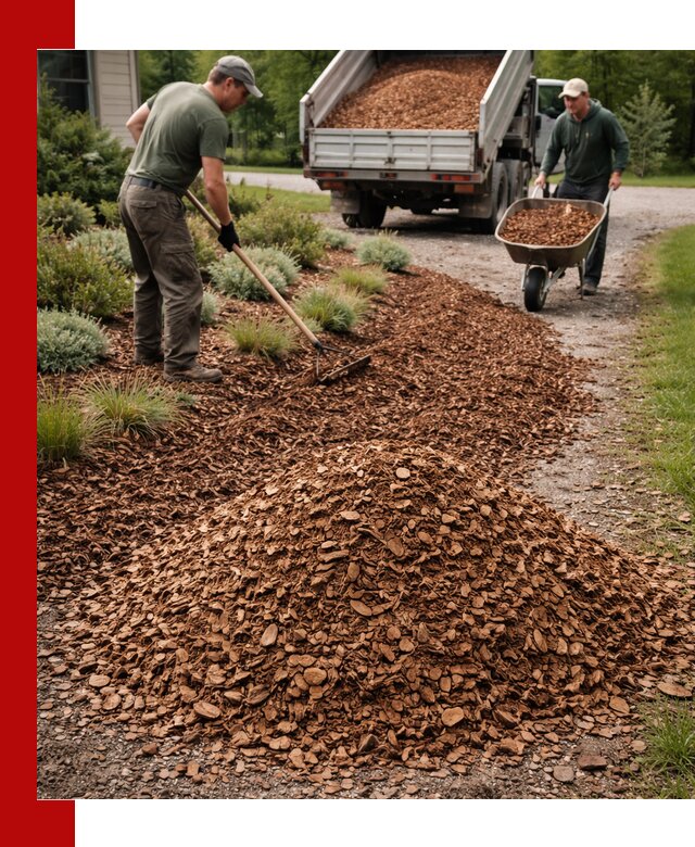 Крошка для мульчирования с доставкой в Бердске