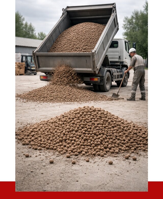 Керамзит с доставкой в Бердске от 4373 р. за м3 | ПРОНЕРУДБрд