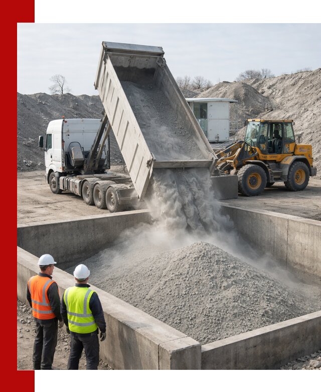 Доставка цемента навалом в Бердске крупными партиями