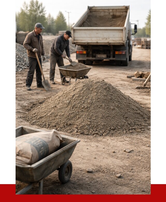 Цементно-песчаная смесь М150 в Бердске от 4894 р. | ПРОНЕРУДБрд