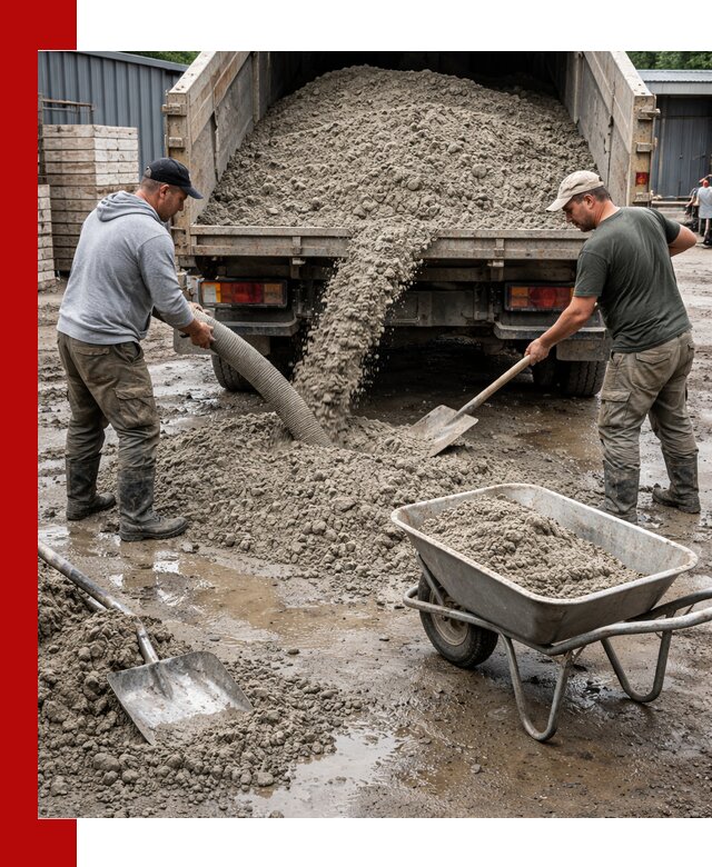 Цементно-песчаная смесь М150 доставка в Бердске